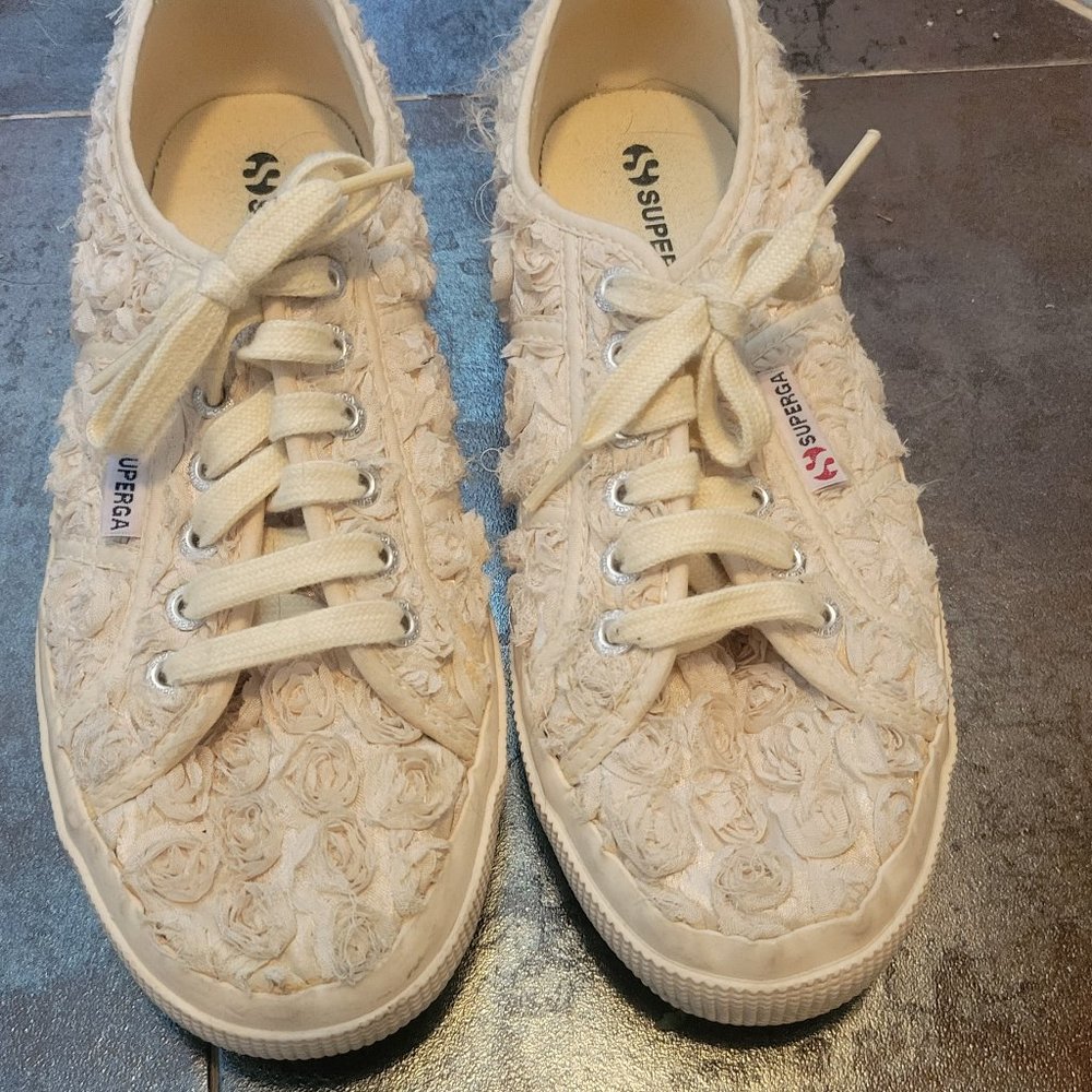Superga Embellished Sneakers - Sz 9